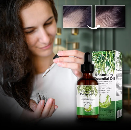 زيت الروزماري العطري - لنمو شعر